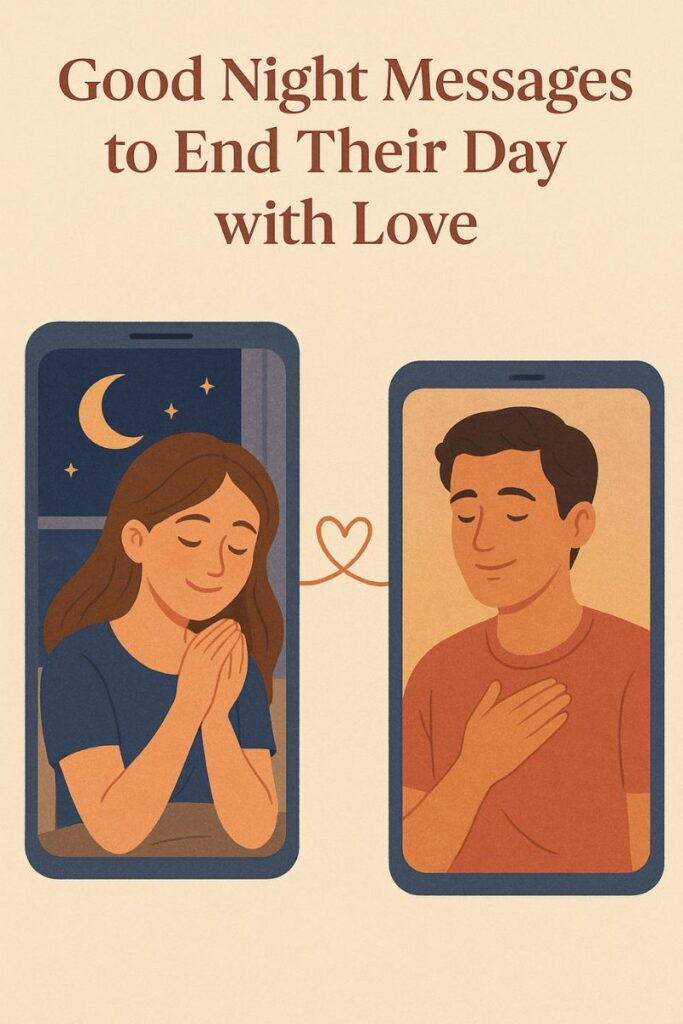Good Night Messages to End Their Day with Love