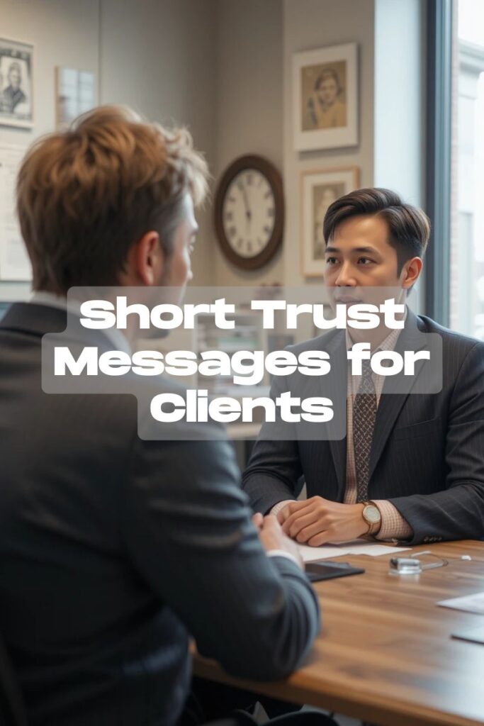 Short Trust Messages for Clients