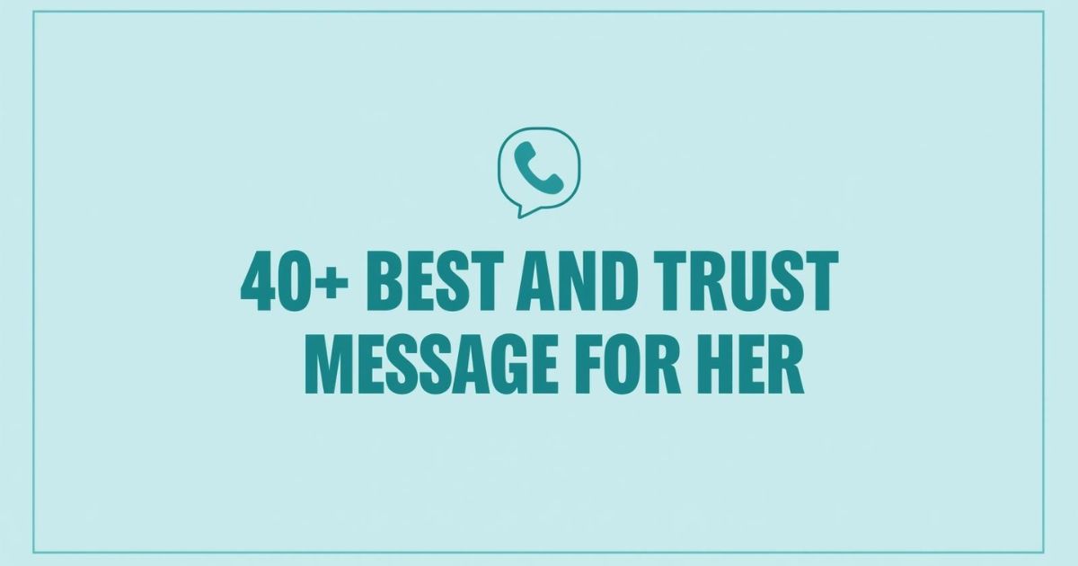 Love And Trust Message